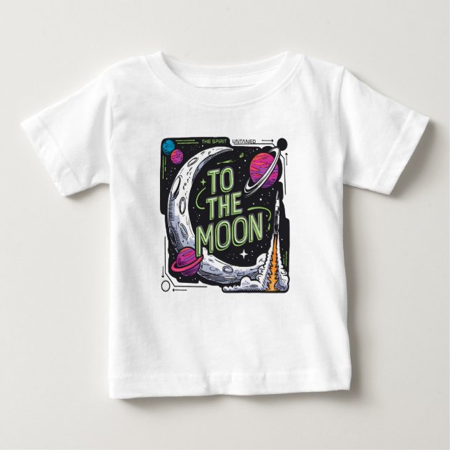 Camiseta De Bebé ¡A La Luna! $GME $AMC $NOKshirt (Anverso)