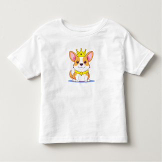 Camiseta De Bebé A little cute Corgi