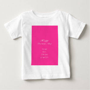 Camiseta De Bebé A mi esposa en el día de San Valentín.