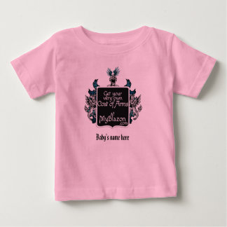 Camiseta De Bebé A shirt with your very own Coat of Arms