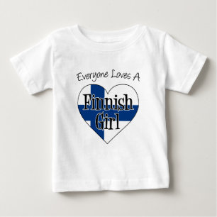 Camiseta De Bebé A todos les encanta el Chica finlandés