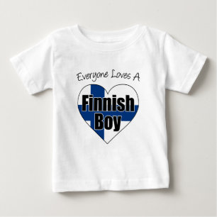Camiseta De Bebé A todos les encanta el chico finlandés