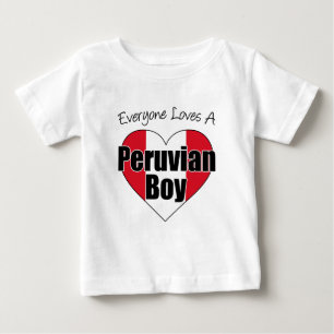 Camiseta De Bebé A todos les encanta el chico peruano