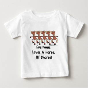 Camiseta De Bebé A todos les encanta un caballo de Coro