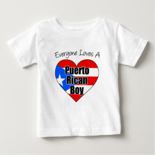 Camiseta De Bebé A todos les gusta el niño puertorriqueño