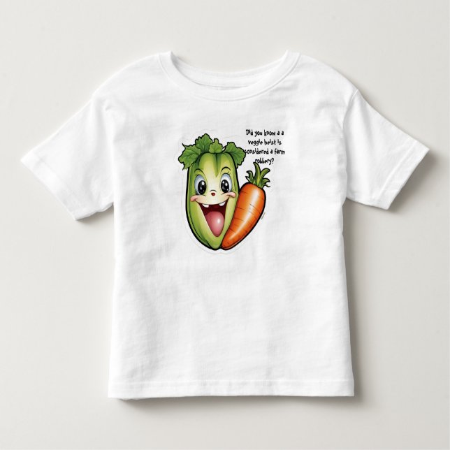 Camiseta De Bebé A  Veggie  (Anverso)