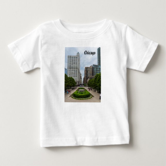 Camiseta De Bebé A Washington Street (Anverso)