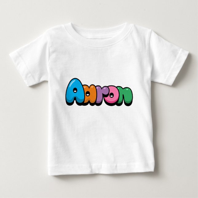 Camiseta De Bebé Aaron (Anverso)