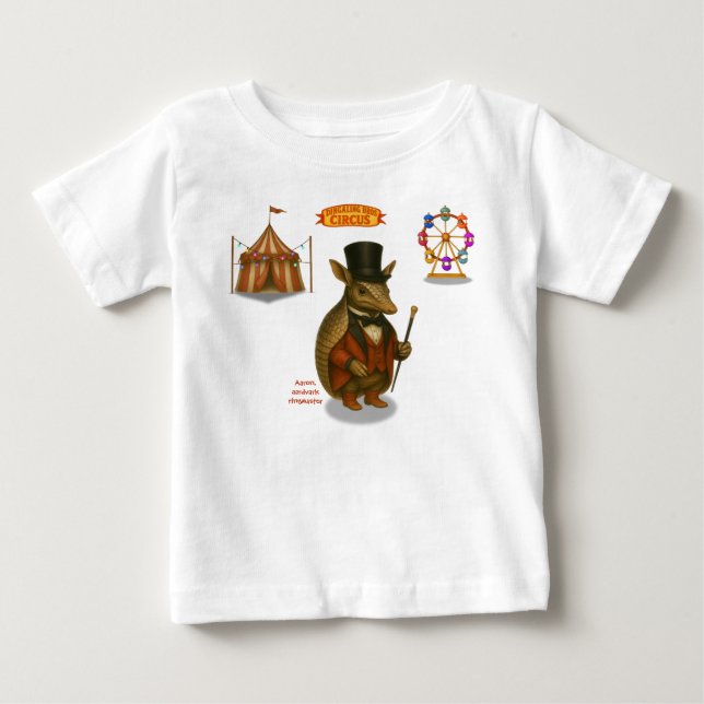 Camiseta De Bebé Aaron, domador de aardvark (Anverso)