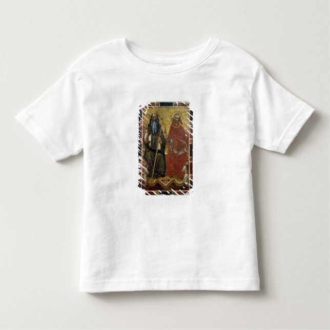 Camiseta De Bebé Abad y Eligius - proceso pintado de San Antonio (Anverso)