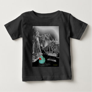 Camiseta De Bebé "Abajo por desgaste de goma del bebé del pato de