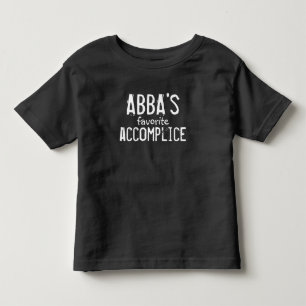 Camiseta De Bebé Abba Dad es cómplice del día del padre