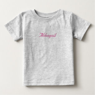 Camiseta De Bebé Abbagail