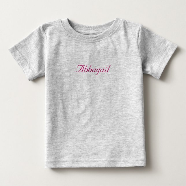 Camiseta De Bebé Abbagail (Anverso)