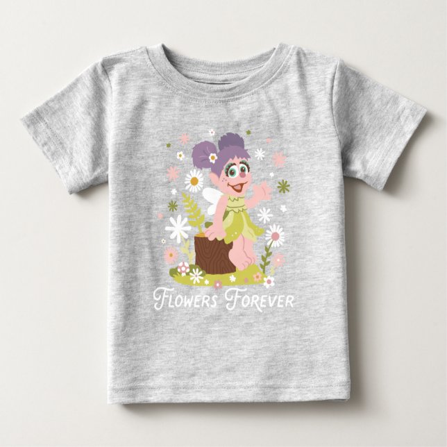 Camiseta De Bebé Abby Cadabby | Flores Para Siempre (Anverso)