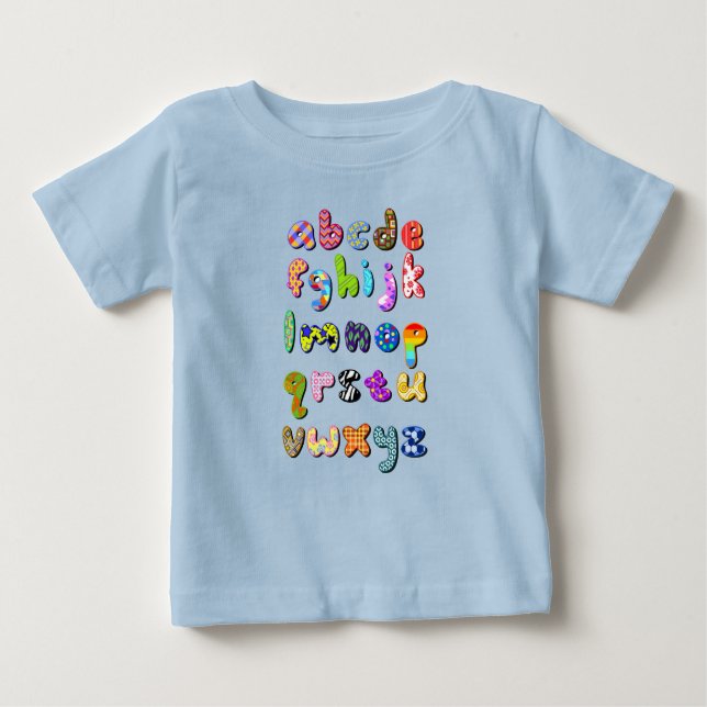 CAMISETA DE BEBÉ ABC (Anverso)