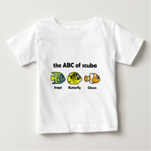 Camiseta De Bebé ABC del equipo de submarinismo
