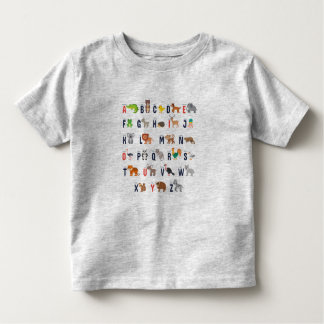 Camiseta De Bebé ABCs animal - alfabeto