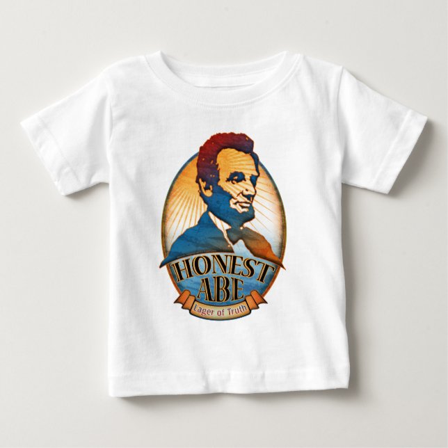 Camiseta De Bebé Abe honesto Lincoln (Anverso)