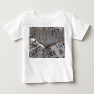 Camiseta De Bebé Abedul Rizado Corteza Árbol Rústico