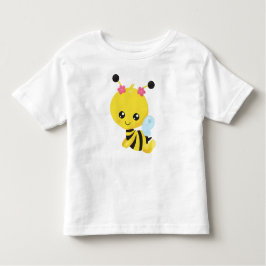 Camiseta De Bebé Abeja, Abeja Pequeña, Abeja Miel, Flores