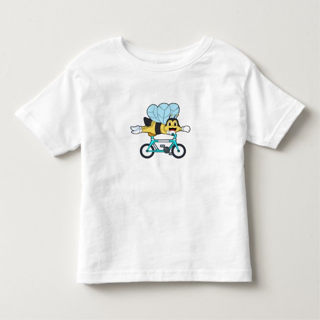 Camiseta De Bebé Abeja con bicicleta (Anverso)
