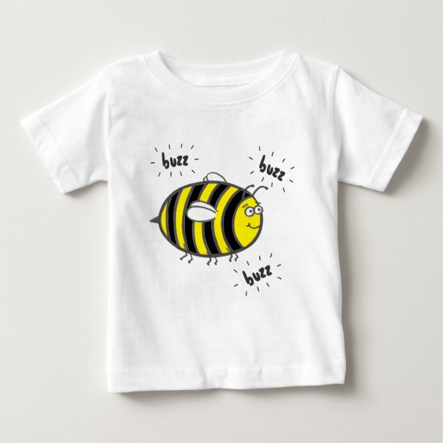 Camiseta De Bebé Abeja de zumbido (Anverso)