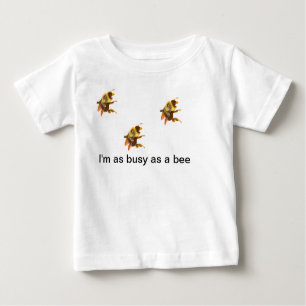 Camiseta De Bebé Abeja ocupada