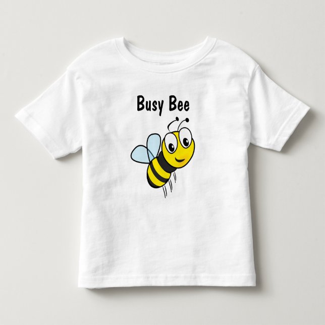Camiseta De Bebé Abeja ocupada (Anverso)
