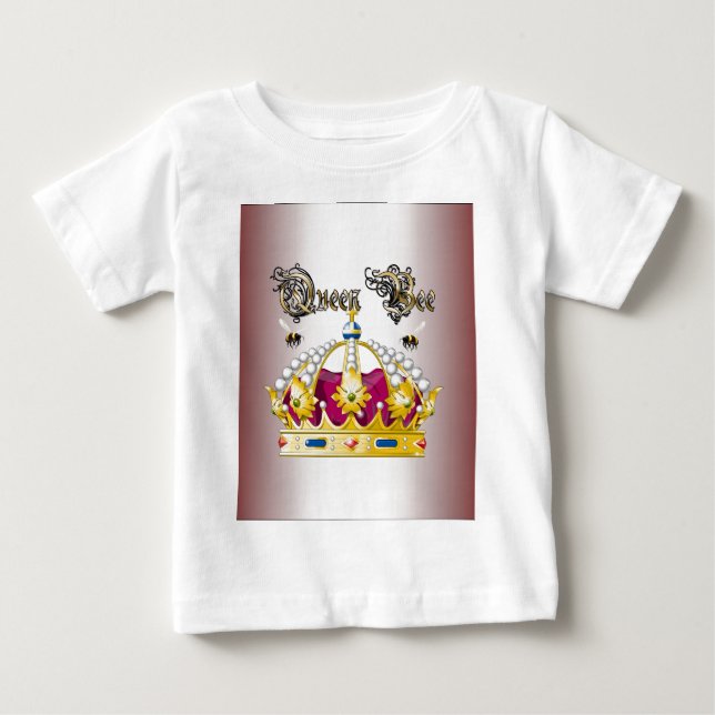 Camiseta De Bebé Abeja reina #2 (Anverso)