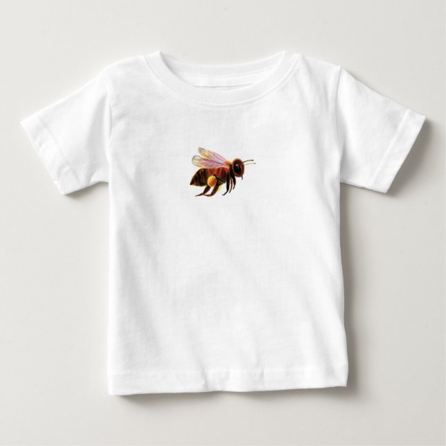 Camiseta De Bebé Abeja volando (Anverso)