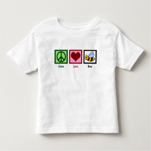 Camiseta De Bebé Abejas de amor por la paz