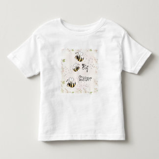 Camiseta De Bebé Abejas de campo lindo Gran Hermana