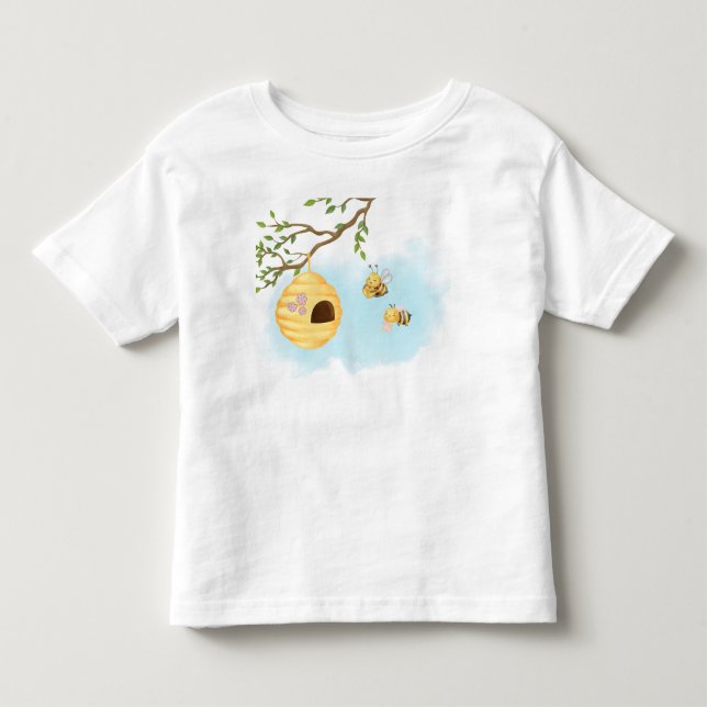 Camiseta De Bebé Abejas de trabajo (Anverso)