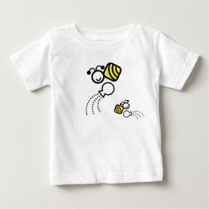 Camiseta De Bebé abejas de trabajo feliz
