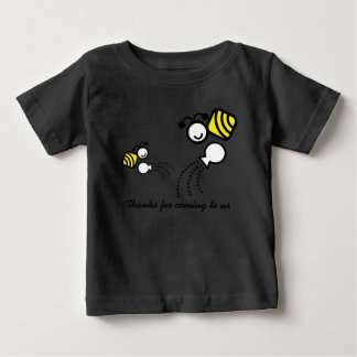 Camiseta De Bebé abejas de trabajo feliz