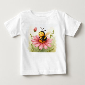 Camiseta De Bebé Abejorro bebé tomando el sol