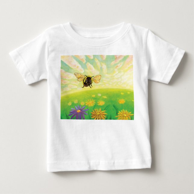 Camiseta De Bebé Abejorro en el horizonte  (Anverso)