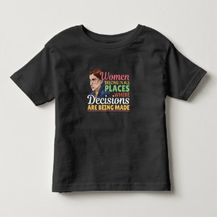 Camiseta De Bebé Abogada Feminista Jueza Ruth Bader Ginsburg