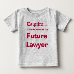 Camiseta De Bebé Abogado futuro