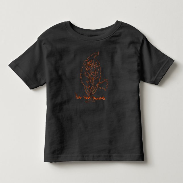 Camiseta De Bebé Abraza a tus demonios (Anverso)