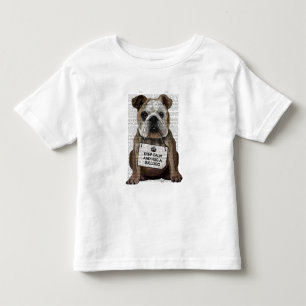 Camiseta De Bebé Abrazarse de Bulldog