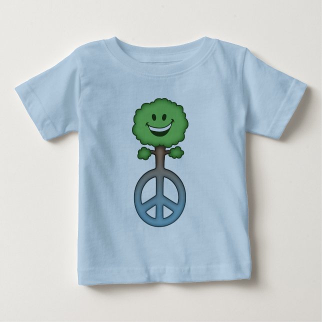 Camiseta De Bebé abrazo-árbol-paz-T (Anverso)