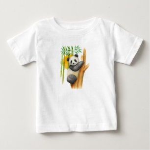 Camiseta De Bebé Abrazo de Panda