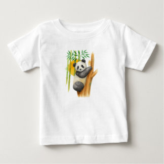 Camiseta De Bebé Abrazo de Panda