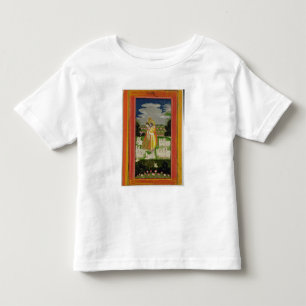 Camiseta De Bebé Abrazo de Radha y de Krishna en un landscap