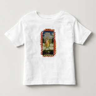 Camiseta De Bebé Abrazo de Radha y de Krishna en un landscap