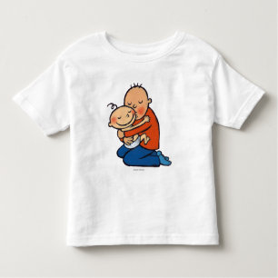 Camiseta De Bebé Abrazo del papá y del bebé