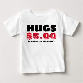 Camiseta De Bebé abrazos $5