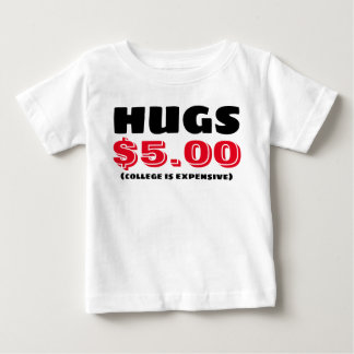 Camiseta De Bebé abrazos $5